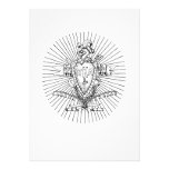 PKA Crest BW Weathered Custom Invite