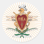 PKA Crest Colour Round Sticker