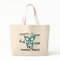 PKD Celtic Butterfly 3 Tote Bag