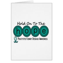 PKD Polycystic Kidney Disease HOPE 6 Greeting Cards
