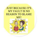place the blame proverb stickers