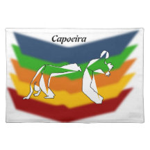 placemat capoeira martial arts bahia axe
