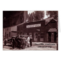 Placerville, California 1908 Road Trip Card