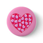 Plaid Candy Hearts buttons