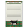 Plaid Christmas Bloodhound Stationery
