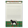 Plaid Christmas Brittany Spaniel Stationery