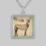 Plaid Donkey Necklace necklaces