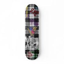 Plaid Grunge Skateboard