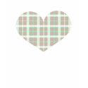 Plaid Heart 3 t-shirts