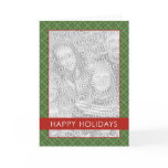 Plaid Holdiay Template cards