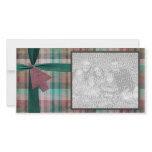 Plaid Holiday Photo Template photo cards