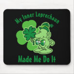 Plaid Inner Leprechaun mousepads