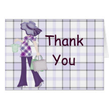 Plaid Thank You Notecard (CA)