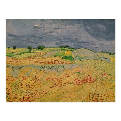 Plain at Auvers, 1890 Post Cards