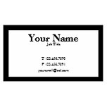Plain Business Cards