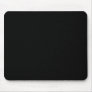 Plain black mousepad for your text