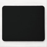 Plain black mousepad for your text