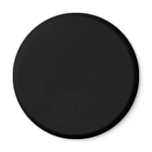 Plain black to personalise magnets