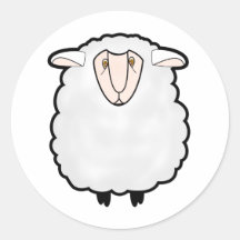 Plain Chuck Round Sticker
