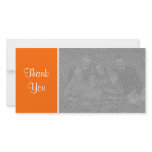 Plain Colour II - Thank You - Orange photo cards