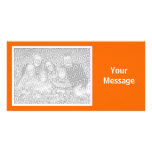 Plain Colour - Orange photo cards