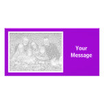 Plain Colour - Purple photo cards