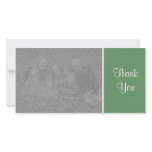Plain Colour - Thank You - Army Green photo cards