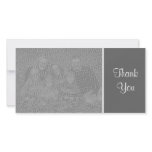 Plain Colour - Thank You - Dark Grey photo cards