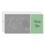 Plain Colour - Thank You - Faded Green photo cards