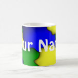 Plain colourful Mug with name