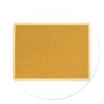 Plain cork board stickers