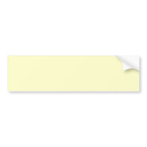 Plain Cream Background Bumper Sticker