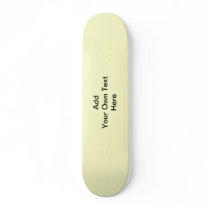 Plain Cream with black text. Custom
