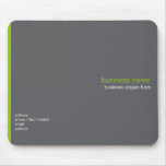 Plain Elegant Modern Simple Green Stripe Mouse Pad