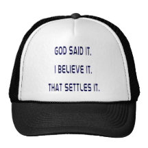Plain God Said It Hats