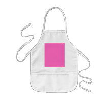 Plain Hot Pink Background Apron