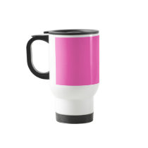 Plain Hot Pink Background. Coffee Mugs