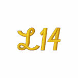 Plain L14 Polo embroidered shirts