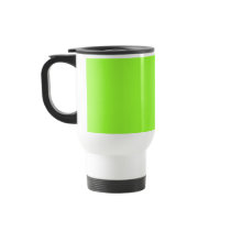 Plain Lime Green Background. Coffee Mug
