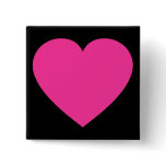 Plain Pink Heart buttons
