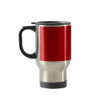 Plain Red Background. Mug