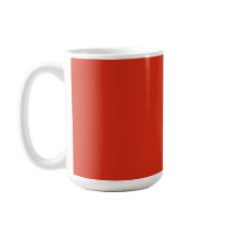 Plain Red Background. Coffee Mug