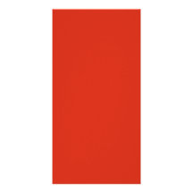 Plain Red Background. Personalized Photo Card