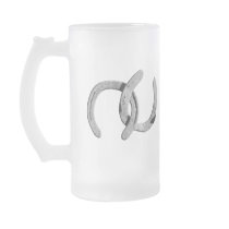 Plain Silver Horse Shoes Mug