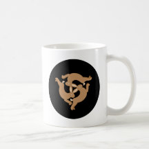 Plain Triple Hare Mugs