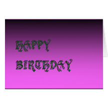 Plain Two Tone Pink Greeting Cards