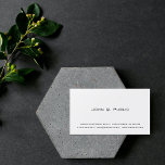 Plain White Business Card
