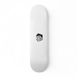 Plain white with logo skateboards