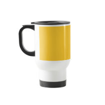 Plain Yellow Background. Coffee Mug
