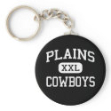 Plains - Cowboys - High School - Plains Texas keychains